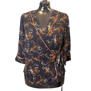 In Every Story/Penningtons Kimono Style Wrap Blouse